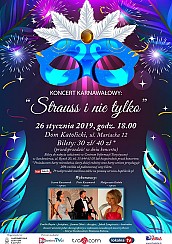 Bilety na koncert karnawałowy: Strauss i nie tylko - Koncert karnawałowy: &quot;Strauss i nie tylko&quot; w Sandomierzu - 26-01-2019