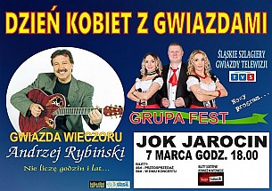Bilety na koncert Andrzej Rybiński - Dzień Kobiet - Andrzej Rybiński i Kabaretowa Grupa Fest w Jarocinie - 07-03-2019