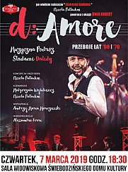 Bilety na koncert D'Amore - AMORE to po włosku MIŁOŚĆ w Świebodzinie - 07-03-2019
