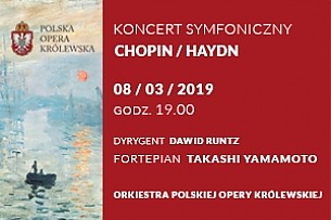 Bilety na koncert Orkiestry Polskiej Opery Królewskiej - Chopin/ Haydn w Warszawie - 08-03-2019