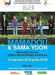 Bilety na koncert Mamadou & Sama Yoon - koncert w Warszawie - 14-06-2019