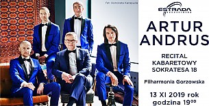 Bilety na koncert Artur Andrus - Sokratesa 18 w Gorzowie Wielkopolskim - 13-11-2019