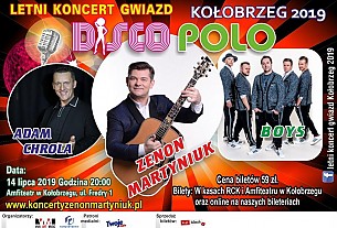 Bilety na koncert Letni Koncert Gwiazd Disco Polo w Kołobrzegu - 14-07-2019