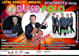 Bilety na koncert Letni Koncert Gwiazd Disco Polo Kołobrzeg 2019 - 14-07-2019