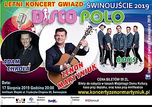 Bilety na koncert Letni Koncert Gwiazd Disco Polo Świnoujście 2019 - 17-08-2019
