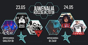 Bilety na koncert TKS Juwenalia 2019 - Strefa Koncertowa boczne boisko Gwardii Koszalin - wejście od ul. Sportowej - 22-05-2019