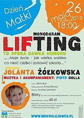 Bilety na spektakl Monodram "Lifting" - wyk. Jolanta Żółkowska - Sulejówek - 26-05-2019