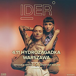 Bilety na koncert Ider w Warszawie - 04-11-2019