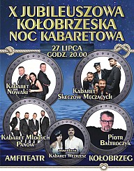 Bilety na kabaret X Kołobrzeska Noc Kabaretowa 2019 w Kołobrzegu - 27-07-2019
