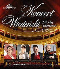 Bilety na koncert Wiedeński z Klasą i Humorem - największe przeboje Króla walca Johanna Straussa, przy akompaniamencie MAESQUARTET w Rzeszowie - 13-10-2019