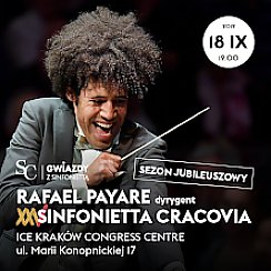 Bilety na koncert Gwiazdy z Sinfoniettą: Rafael Payare i Sinfonietta Cracovia w Krakowie - 18-09-2019