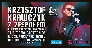 Bilety na koncert Krzysztof Krawczyk z zespołem w Kobylance - 18-08-2019