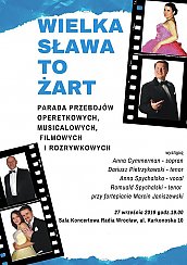 Bilety na koncert Wielka sława to żart we Wrocławiu - 27-09-2019