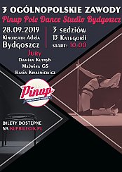 Bilety na koncert 3 Ogólnopolskie Zawody Pinup Pole Dance Studio Bydgoszcz - 28-09-2019