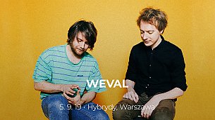 Bilety na koncert Weval w Warszawie - 05-09-2019