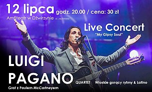 Bilety na koncert Luigi Pagano z zespołem - Live Concert Luigi Pagano Quartet &quot;My Gipsy Soul&quot; w Dźwirzynie - 12-07-2019