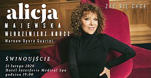 Bilety na koncert Alicja Majewska - "Żyć się chce" w Świnoujściu - 21-02-2020