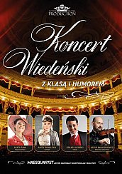 Bilety na koncert Wiedeński z Klasą i Humorem - największe przeboje Króla walca Johanna Straussa, przy akompaniamencie MAESQUARTET w Bielsku-Białej - 27-10-2019