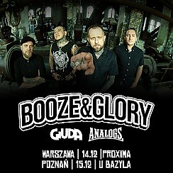 Bilety na koncert Booze & Glory + Giuda, The Analogs  - Warszawa - 14-12-2019
