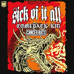 Bilety na koncert Sick Of It All+ Comeback Kid + Cancer Bats + Additional Time w Krakowie - 09-11-2019