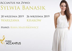 Bilety na koncert Accantus na żywo: Sylwia Banasik - piano: Kasia Mazurkiewicz w Krakowie - 26-09-2019