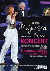 Bilety na koncert Alicja Majewska i Włodzimierz Korcz w Nowym Tomyślu - 05-11-2019