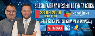 Bilety na koncert Silesia Fajer na wesoło (i ło tym ta godka) w Radzionkowie - 28-09-2019