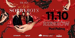 Bilety na koncert SORRY BOYS w Rzeszowie - 11-10-2019