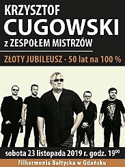 Bilety na koncert KRZYSZTOF CUGOWSKI z zespołem Mistrzów w Gdańsku - 23-11-2019