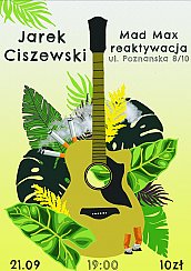 Bilety na koncert Jarek Ciszewski solo w Poznaniu - 21-09-2019