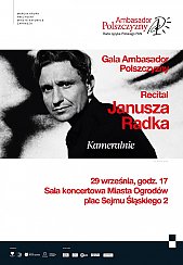 Bilety na koncert Gala Ambasador Polszczyzny - Recital Janusza Radka Kameralnie w Katowicach - 29-09-2019