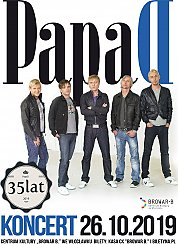 Bilety na koncert Papa D - 35 lat we Włocławku - 26-10-2019