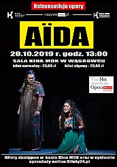 Bilety na koncert Retransmisja opery Aïda w Wągrowcu - 20-10-2019