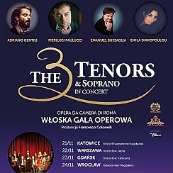 Bilety na kabaret The 3 Tenors & Soprano - Szczecin - 25-11-2019