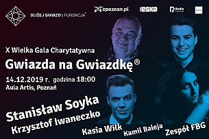 Bilety na koncert Stanisław Soyka, Krzysztof Iwaneczko, Kasia Wilk, Kamil Baleja – Gala Gwiazda na Gwiazdkę® w Poznaniu - 14-12-2019