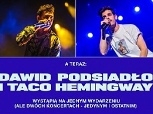 Bilety na koncert Dawid Podsiadło i Taco Hemingway w Warszawie - 28-09-2019