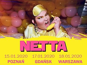 Bilety na koncert NETTA w Gdańsku - 17-01-2020