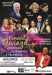 Bilety na koncert Gwiazd Znanych i Lubianych z Telewizji w Mysłowicach - 17-11-2019