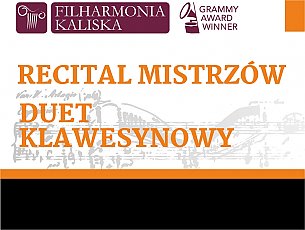 Bilety na koncert RECITAL MISTRZÓW  Duet klawesynowy w Kaliszu - 08-11-2019