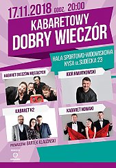 Bilety na kabaret wy Dobry Wieczór w Ostrowcu Świętokrzyskim - 20-10-2019