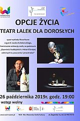 Bilety na spektakl Opcje życia - Teatr Lalek dla Dorosłych - Warszawa - 26-10-2019