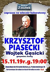 Bilety na kabaret Krzysztof Piasecki w Nowym Dworze Mazowieckim - 15-11-2019