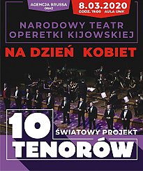 Bilety na koncert 10 tenorów na Dzień Kobiet w Toruniu - 08-03-2020