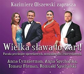 Bilety na koncert Wielka sława to żart - Świat koncertów wiedeńskich, operetki oraz musicali w Tucholi - 18-01-2020