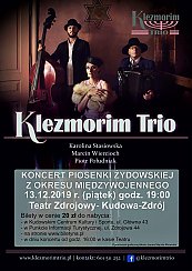 Bilety na koncert Piosenki Żydowskiej z okresu międzywojennego w Kudowie-Zdroju - 13-12-2019