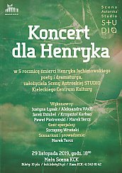 Bilety na koncert dla Henryka w Kielcach - 29-11-2019