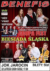 Bilety na kabaret wa Biesiada Śląska - Benefis lidera Grupy Fest i Śląska Biesiada w Jarocinie - 22-02-2020