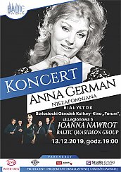 Bilety na koncert ANNA GERMAN - NIEZAPOMNIANA w Białymstoku - 13-12-2019