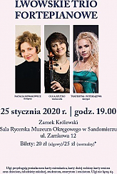 Bilety na koncert Lwowskie Trio Fortepianowe w Sandomierzu - 25-01-2020