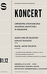 Bilety na koncert Akademicki - Orkiestra Akademii Muzycznej w Krakowie, Agata Kielar-Długosz, Łukasz Długosz, Rafał Jacek Delekta w Lusławicach - 01-12-2019